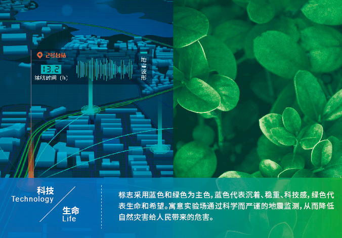 中國地震科學實驗場 logo設計 商標設計  VI設計